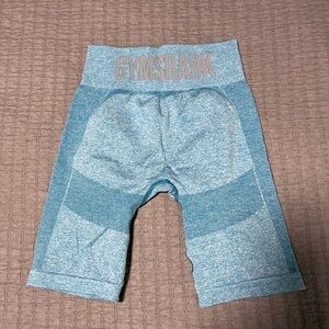 Gymshark seamless blue bike shorts size medium